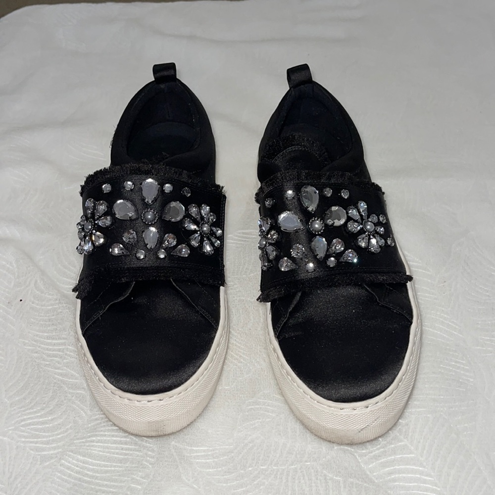 Also sequin sneakers